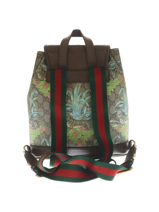 Gucci Tiger GG Backpack Supreme Beige Utbdc main image 4